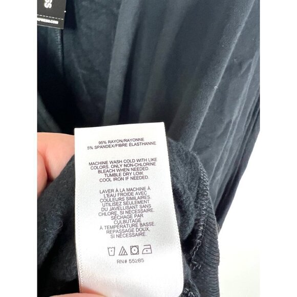 Express black‎ low cut sweater NWT - Picture 6 of 8